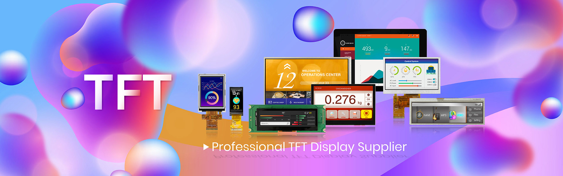 TFT LCD Display Module, LCD TFT Display, Active Matrix TFT Color LCD